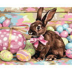 Easter Bunny's Basket - Paint by Numbers Kit