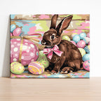 Easter Bunny's Basket - Paint by Numbers Kit