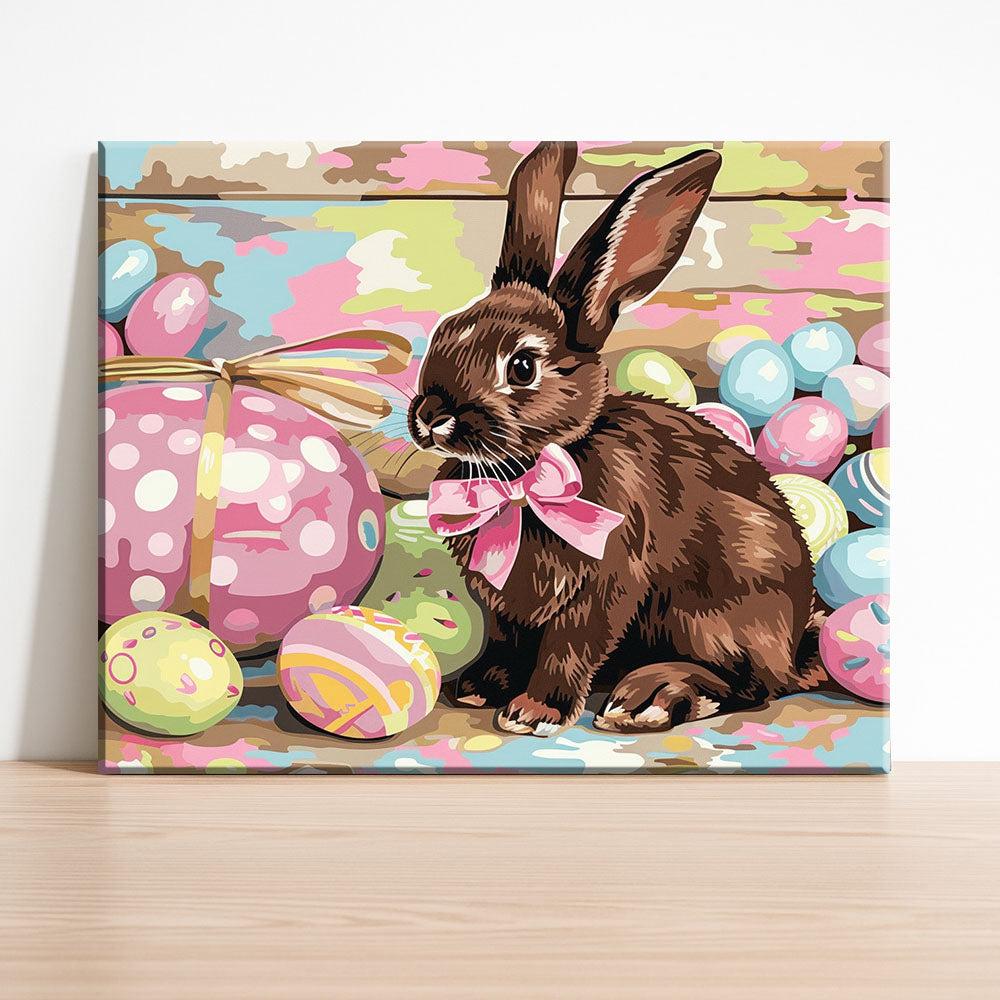 Easter Bunny's Basket - Paint by Numbers Kit