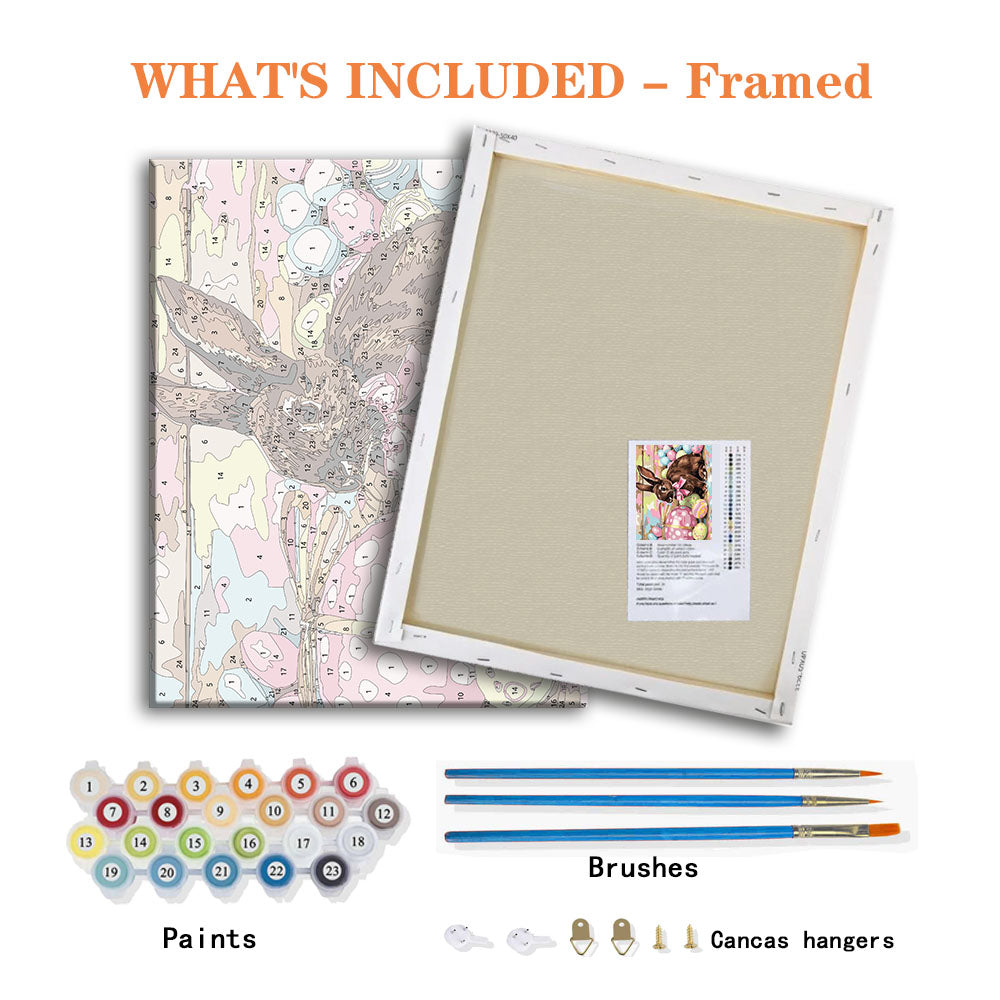 Easter Bunny's Basket - Paint by Numbers Kit