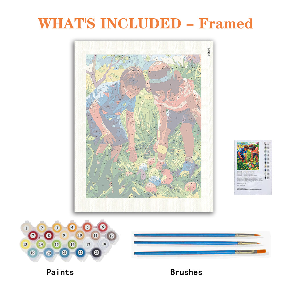 Easter Egg Hunt Adventure – Paint by Numbers Kit