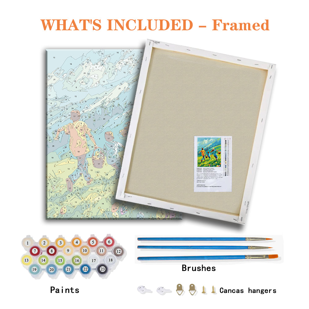 Easter Egg Hunt Joy – Paint by Numbers Kit