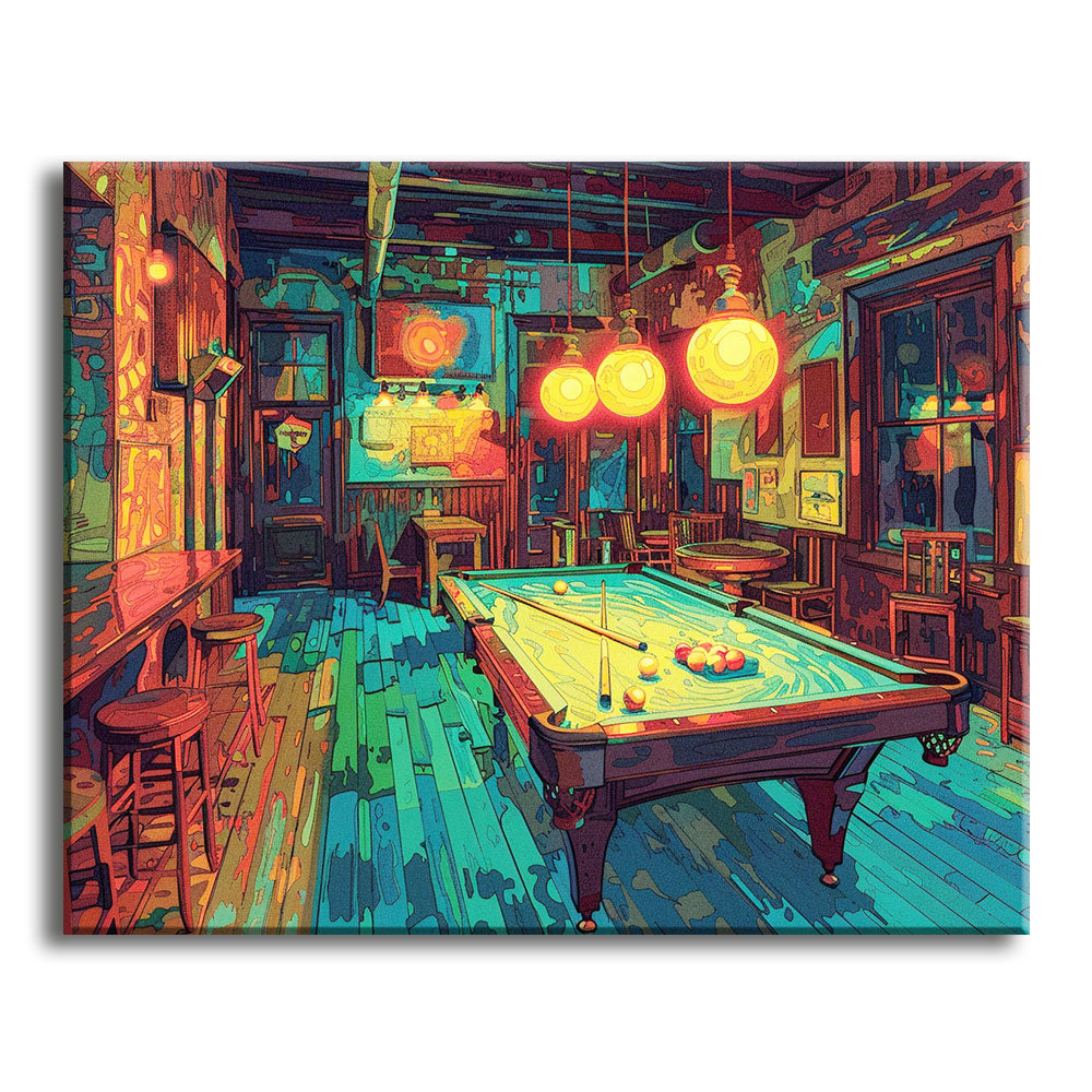 Electric Billiards - Paint by Numbers Kit