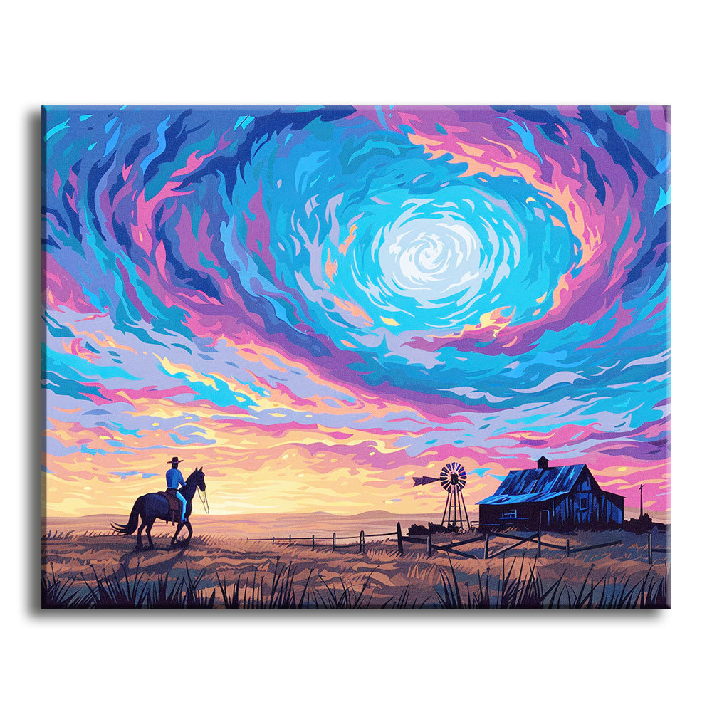 Electric Sky Rider - Paint by Numbers Kit