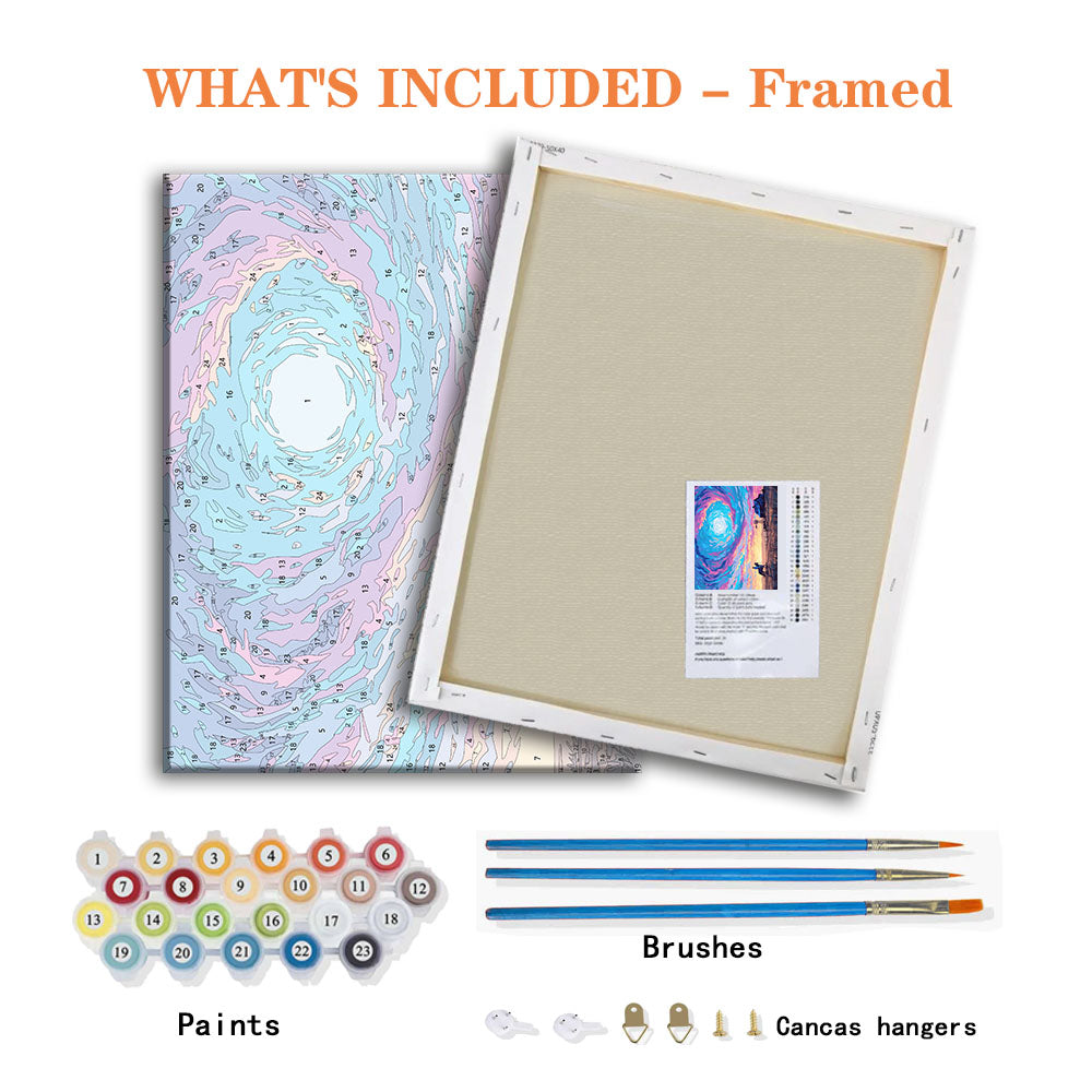 Electric Sky Rider - Paint by Numbers Kit