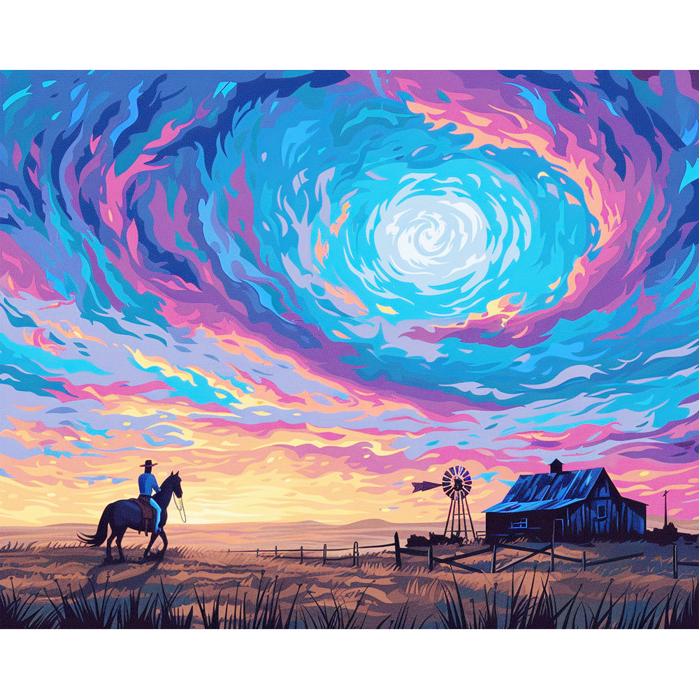 Electric Sky Rider - Paint by Numbers Kit