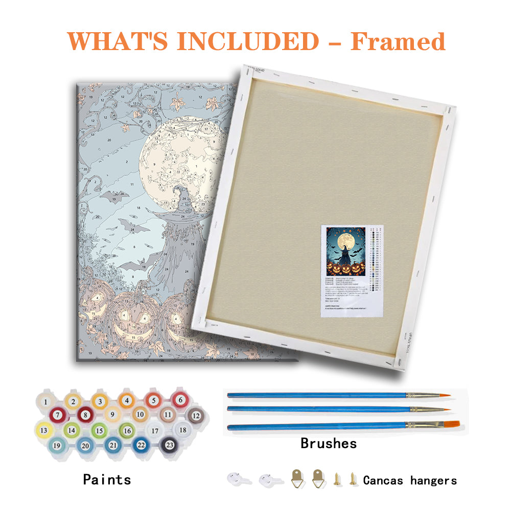 Enchanted Halloween Night – Paint by Numbers Kit
