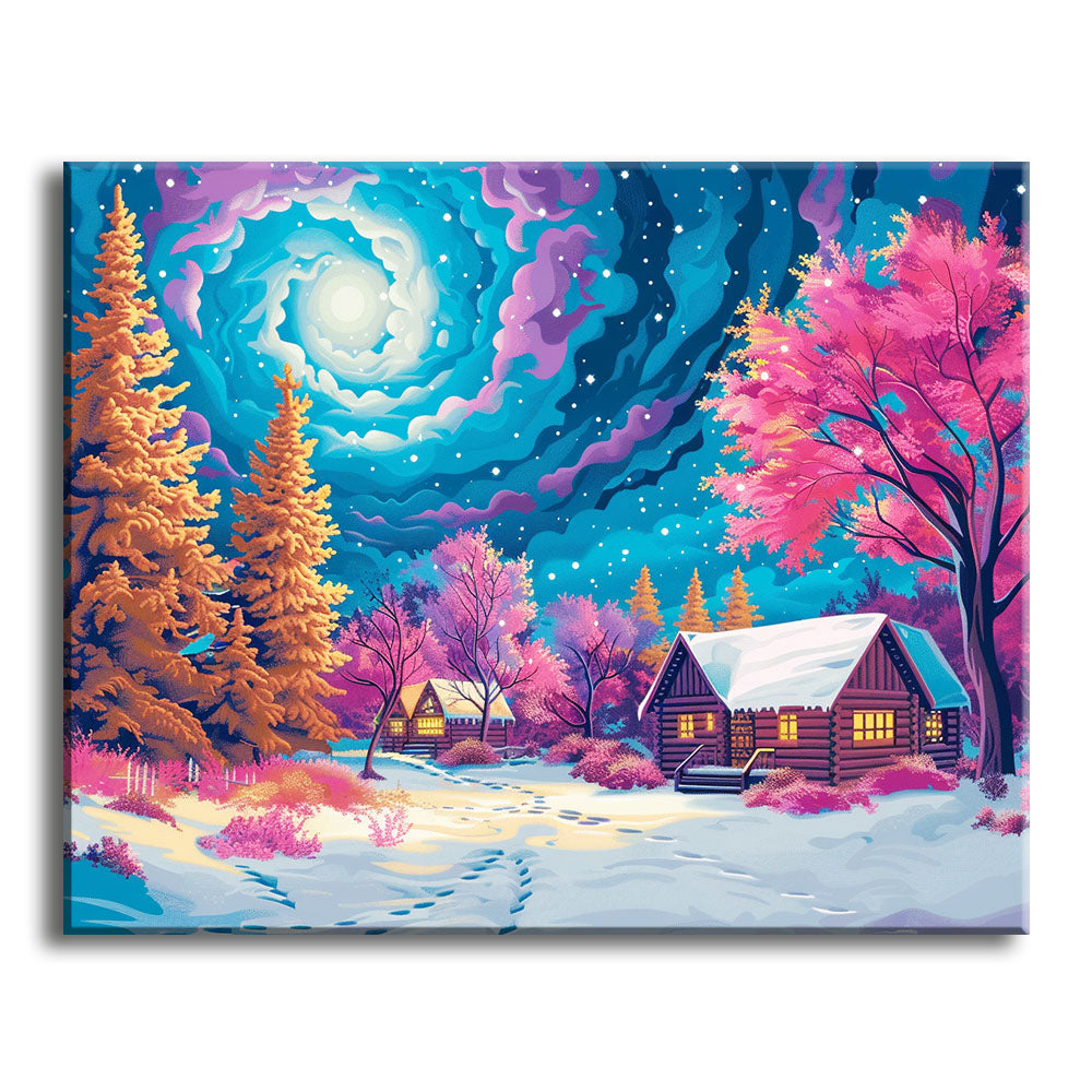 Enchanted Winter Dream - Paint by Numbers Kit