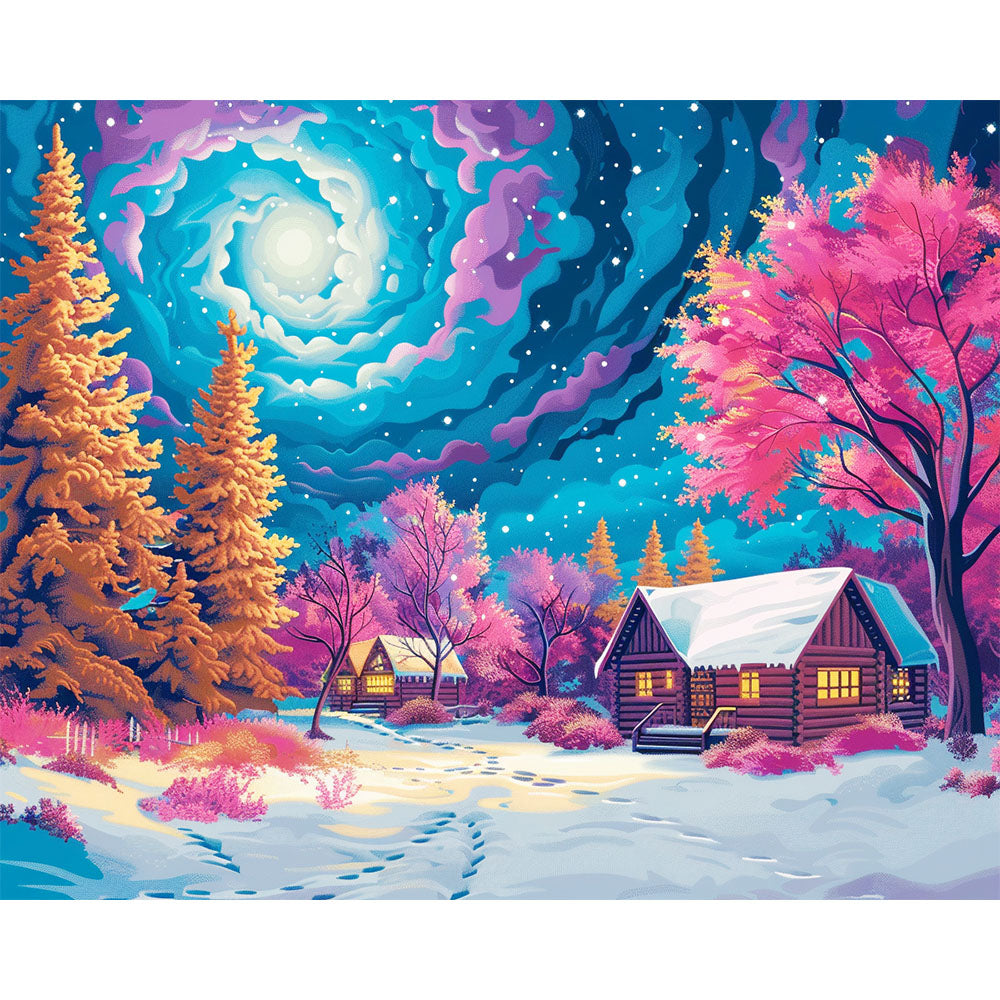 Enchanted Winter Dream - Paint by Numbers Kit