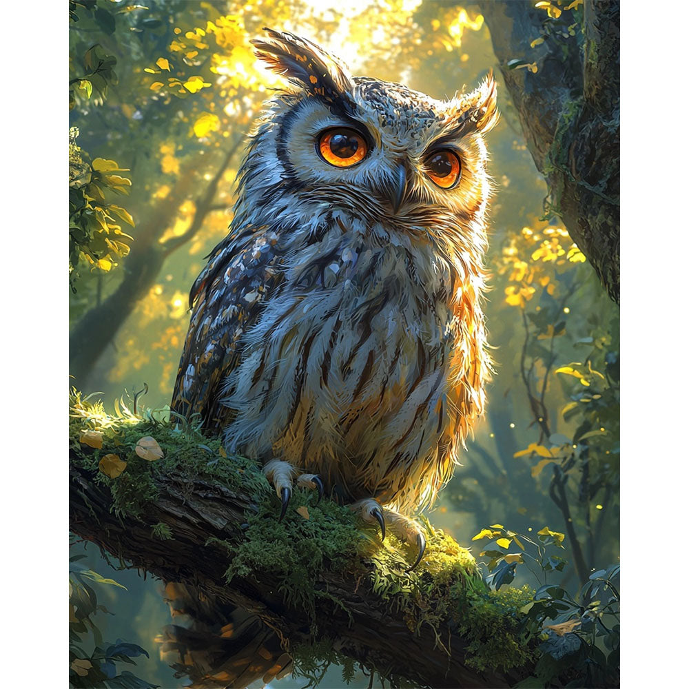 Owl Gathering - Paint by Numbers