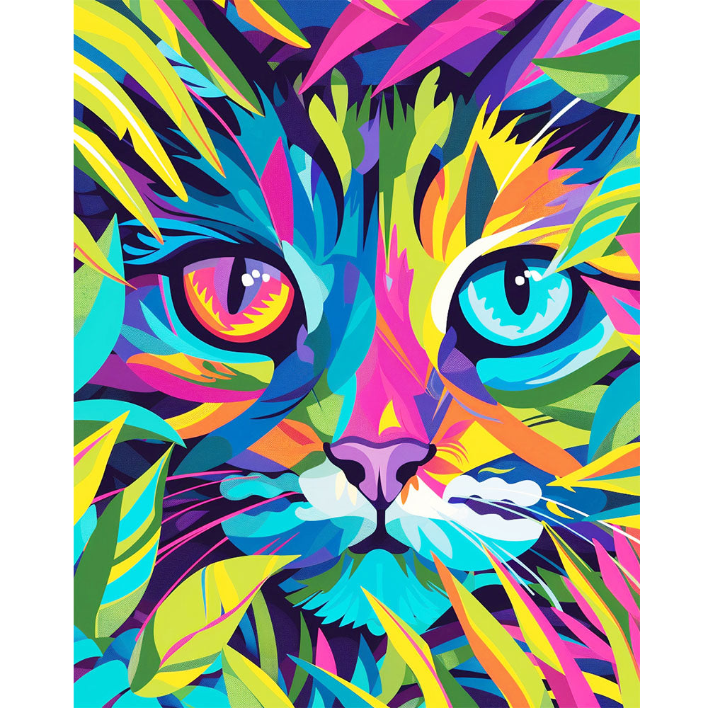 Fauvist Feline - Paint by Numbers Kit
