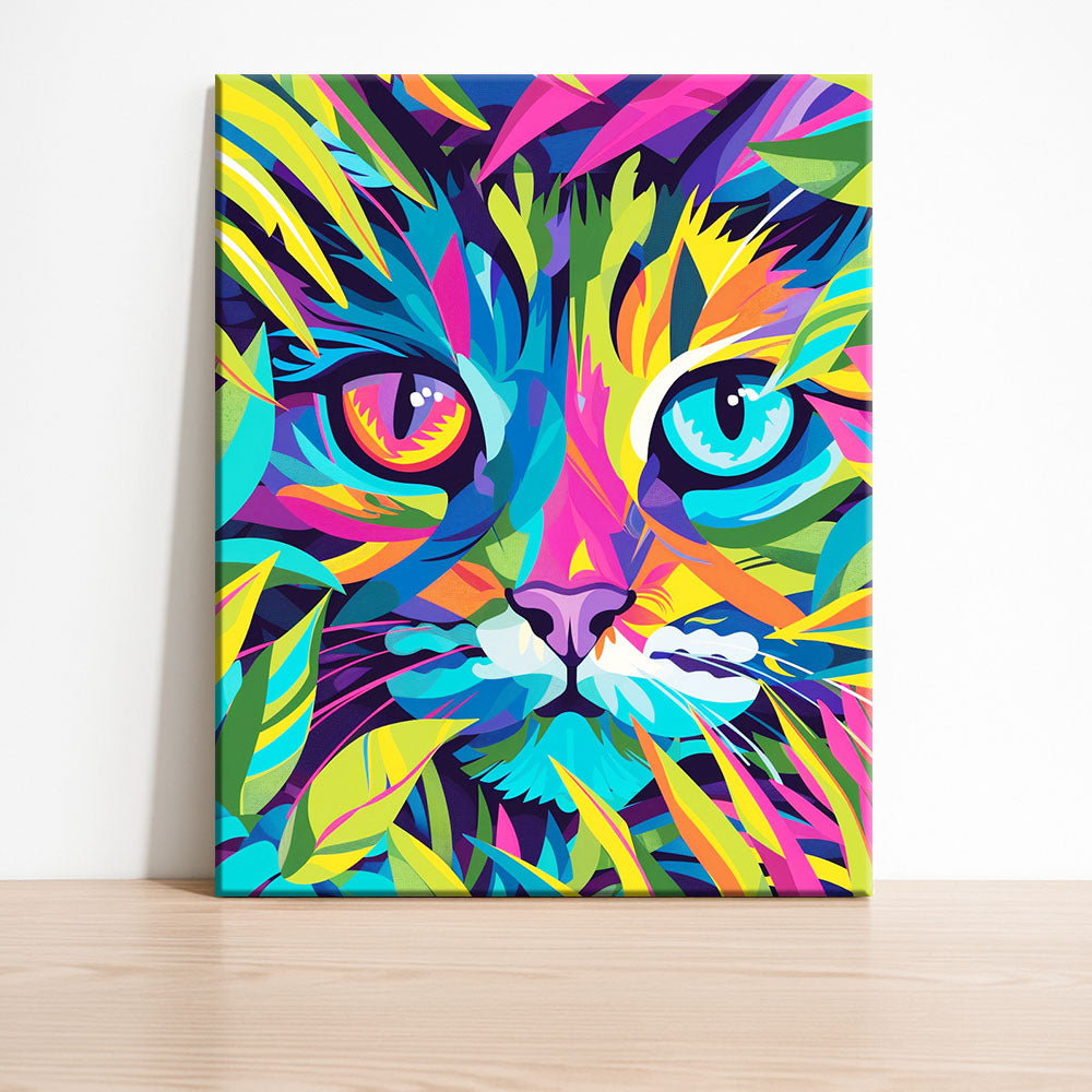 Fauvist Feline - Paint by Numbers Kit