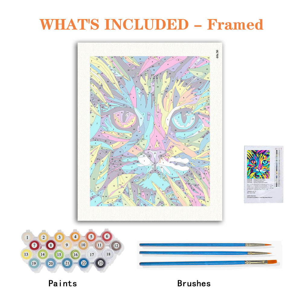 Fauvist Feline - Paint by Numbers Kit