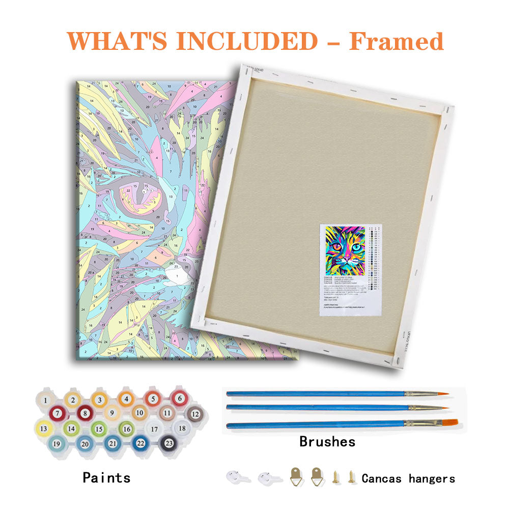 Fauvist Feline - Paint by Numbers Kit