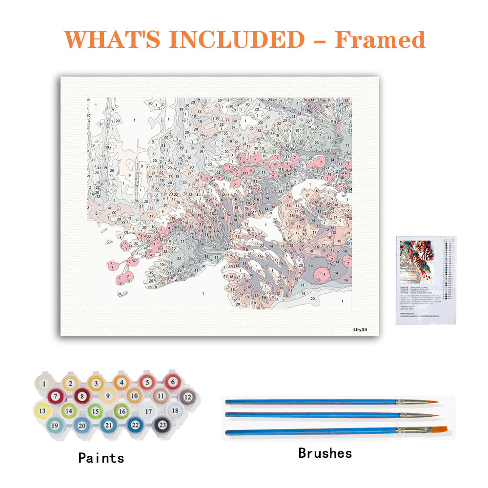 Festive Frost - Paint by Numbers Kit