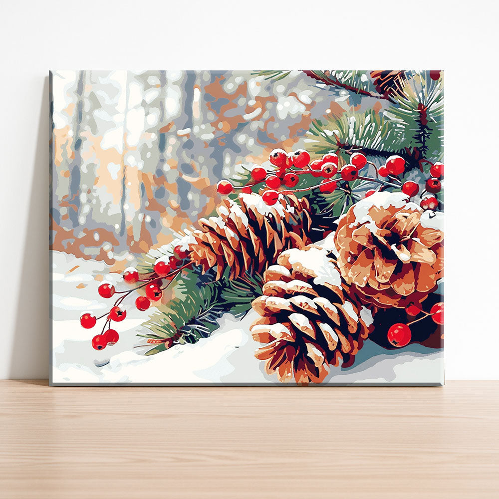 Festive Frost - Paint by Numbers Kit