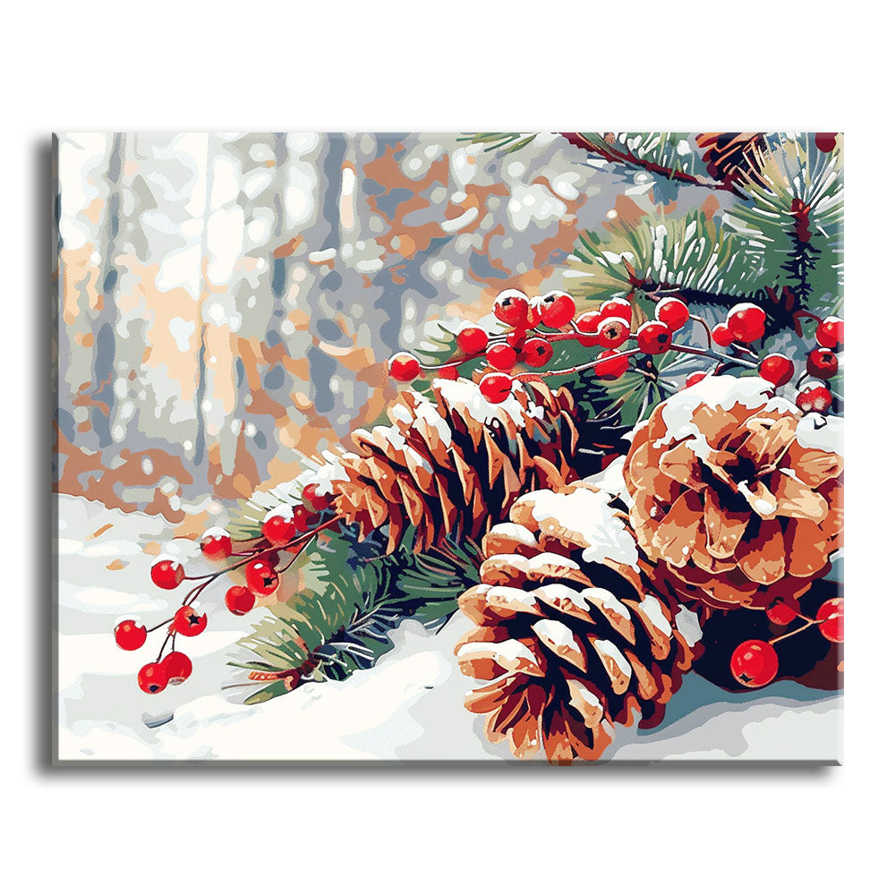 Festive Frost - Paint by Numbers Kit