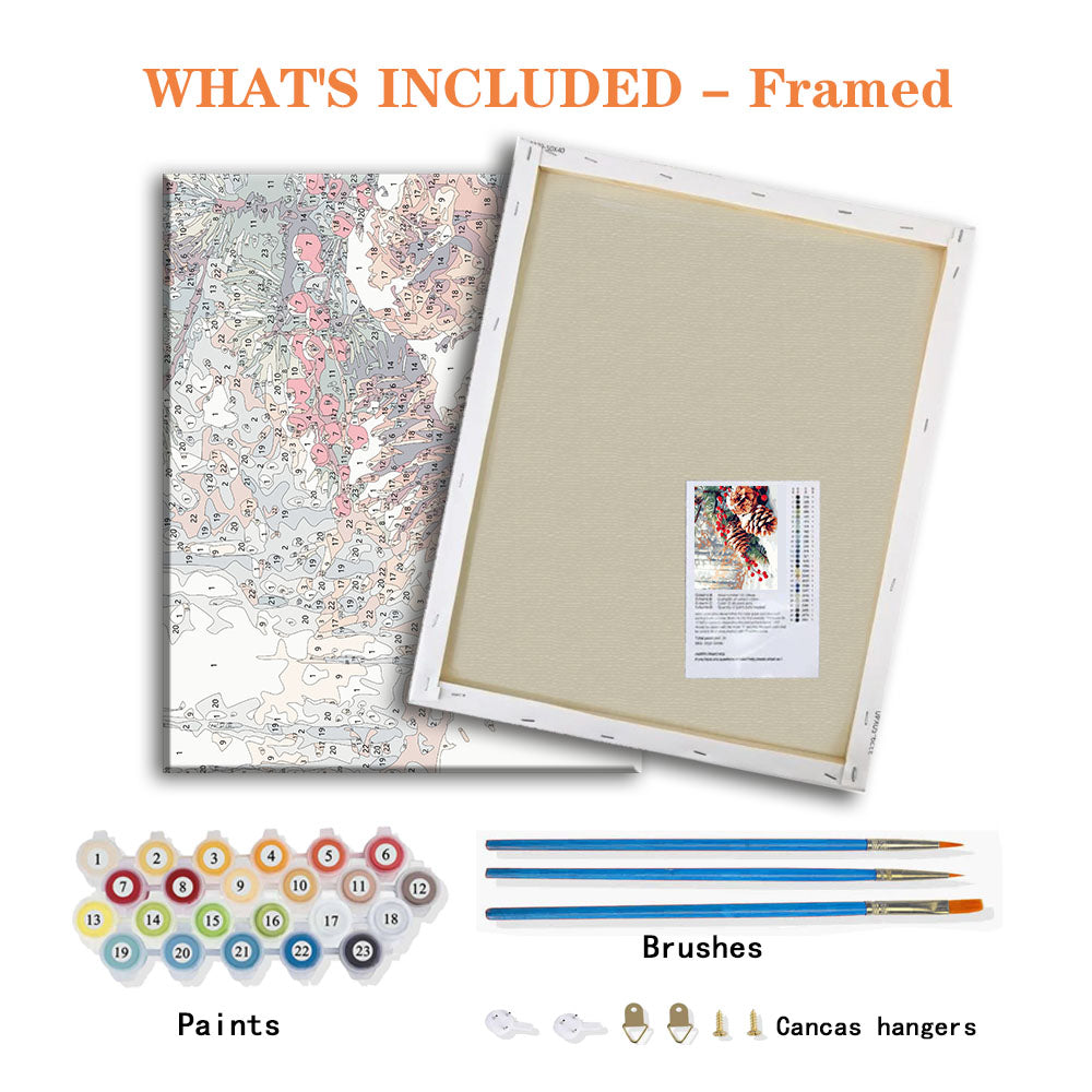 Festive Frost - Paint by Numbers Kit