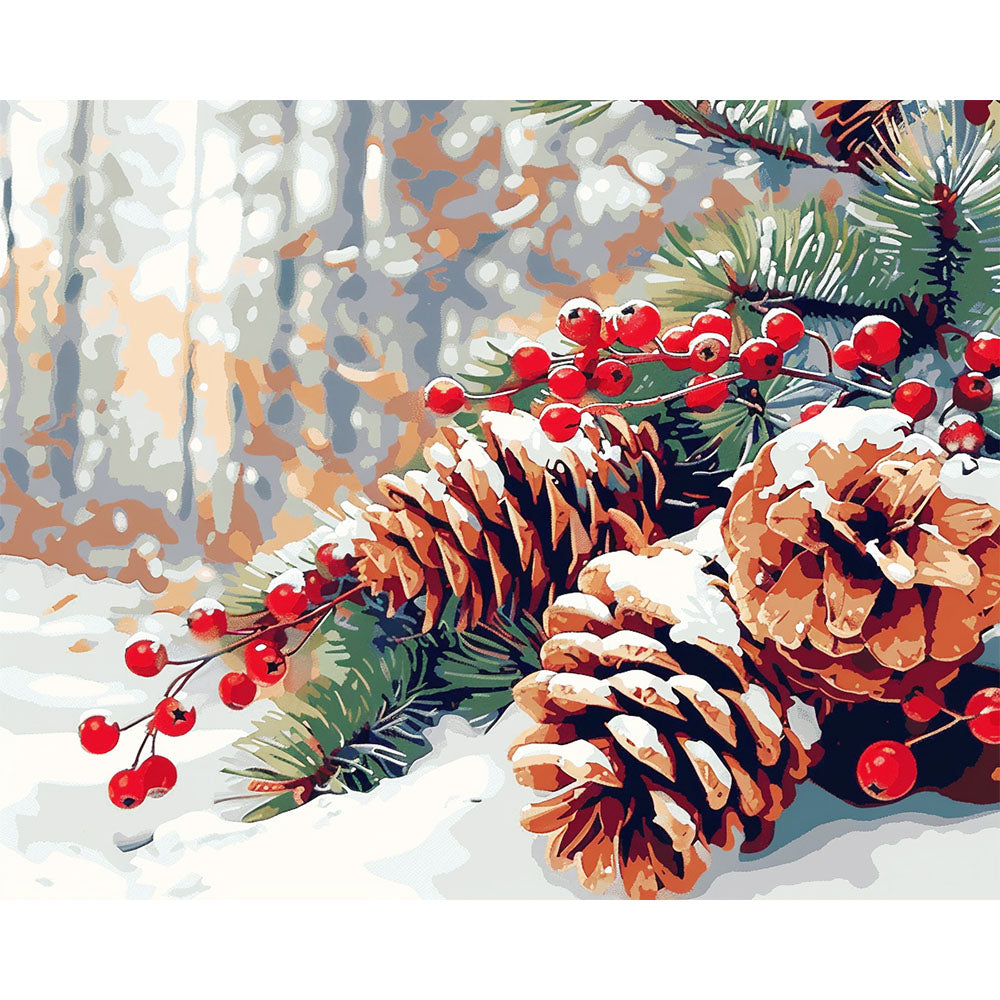 Festive Frost - Paint by Numbers Kit