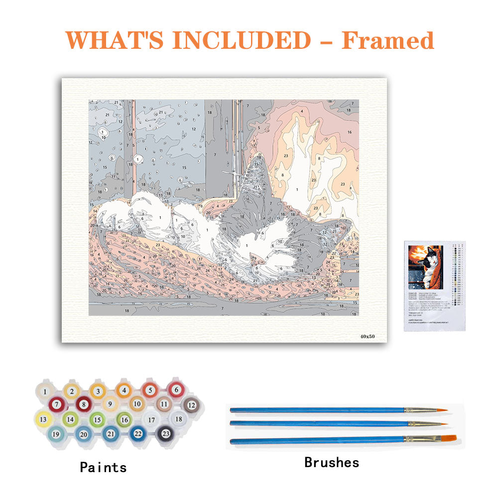 Fireside Dream - Paint by Numbers Kit