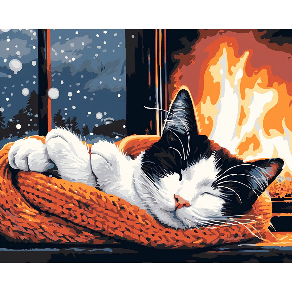 Fireside Dream - Paint by Numbers Kit