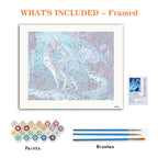 Frost Dragon's Lair - Paint by Numbers Kit