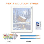 Frostlight Cabin - Paint by Numbers Kit
