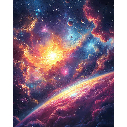 Galactic Fantasy - Paint by Numbers