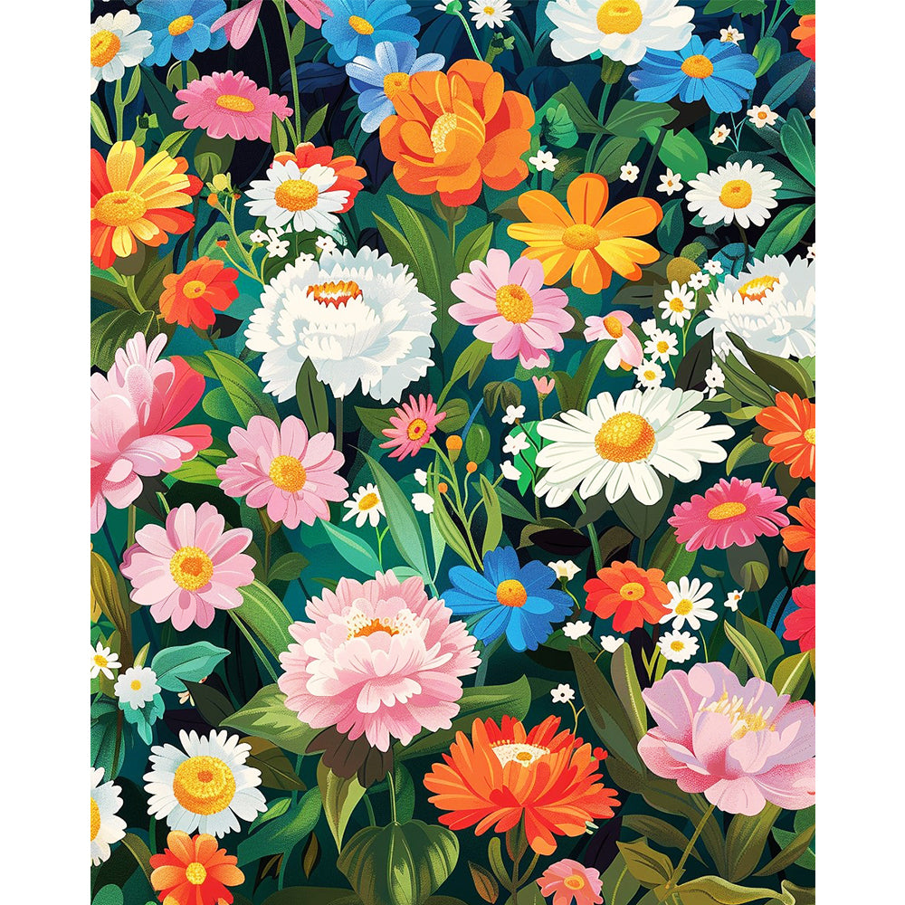 Garden of Joyful Blooms