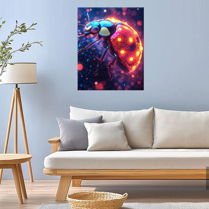 Glowing Beetle - Paint by Numbers