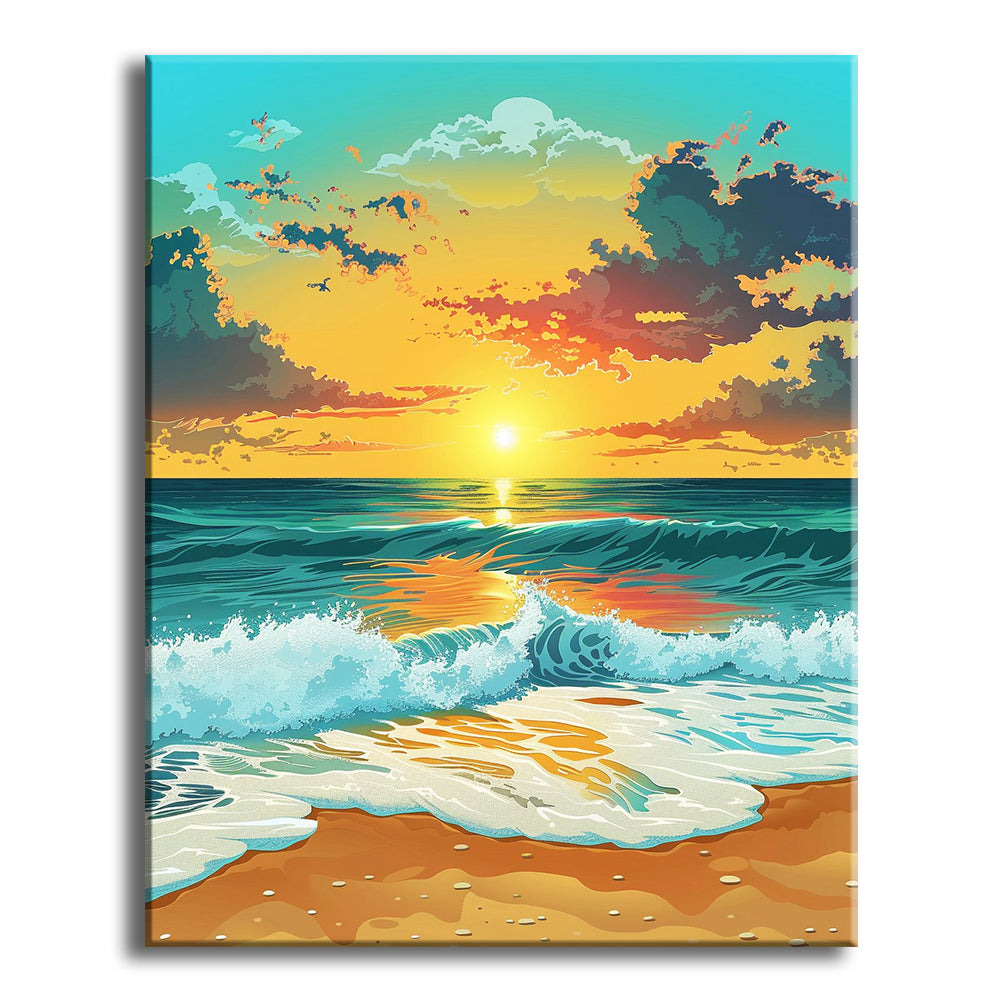 Golden Sunset Serenity