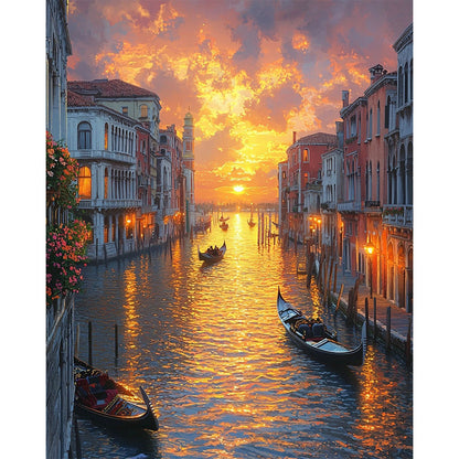 Golden Evening - Paint by Numbers