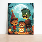 Halloween Friends Adventure – Paint by Numbers Kit