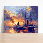 Harbor Sunset - Paint by Numbers Kit