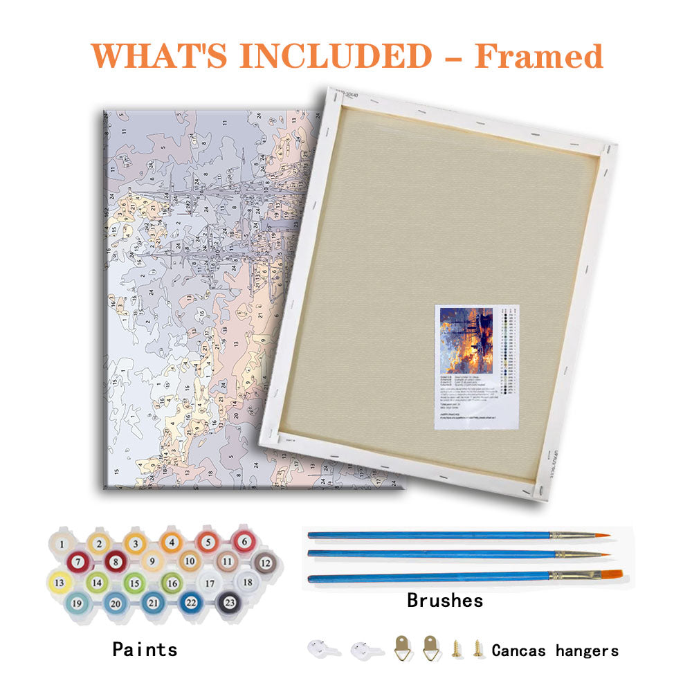 Harbor Sunset - Paint by Numbers Kit