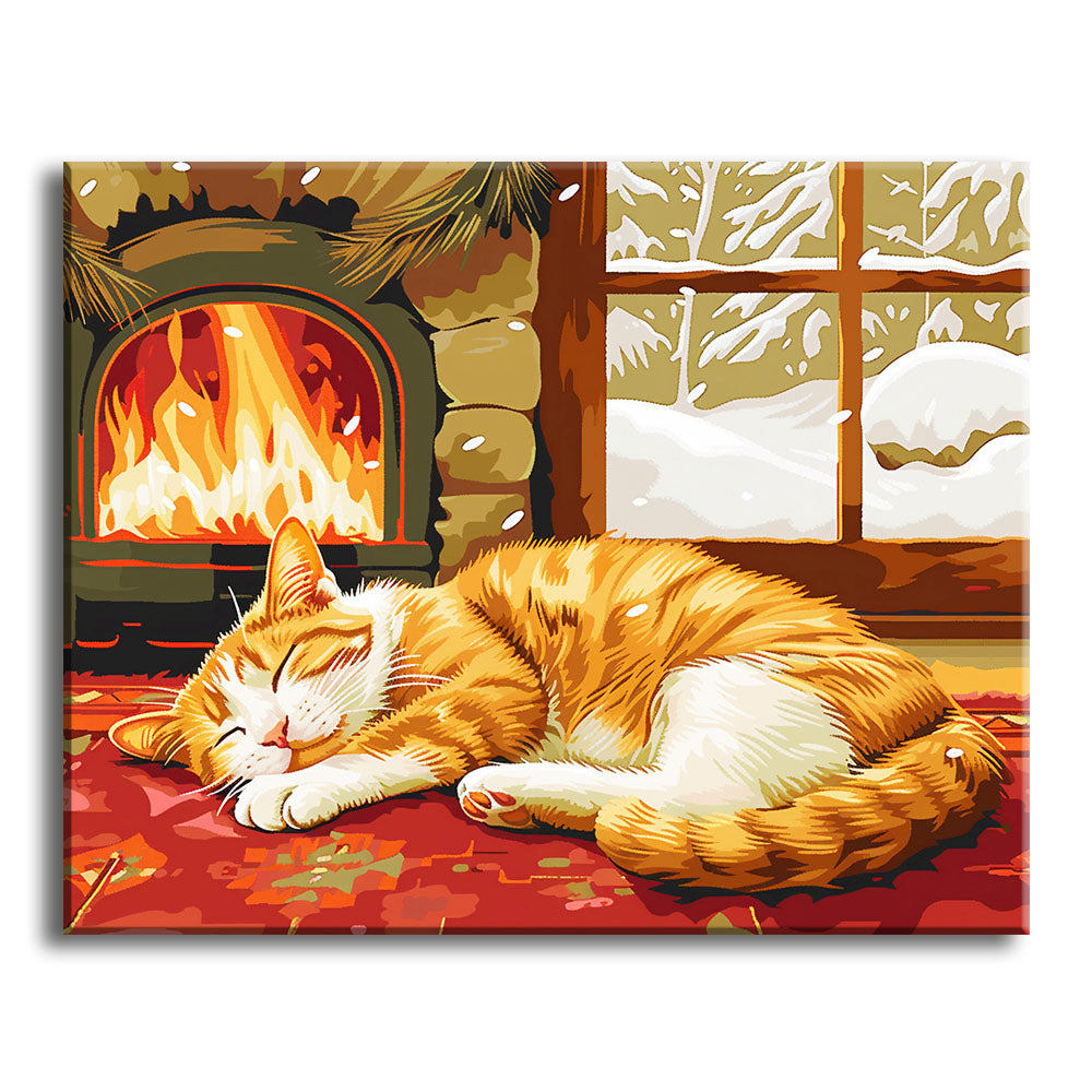 Hearthside Haven - Paint by Numbers Kit