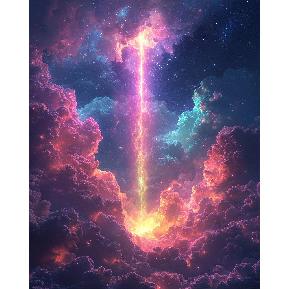 Heavenly Light Spectacle - Paint by Numbers
