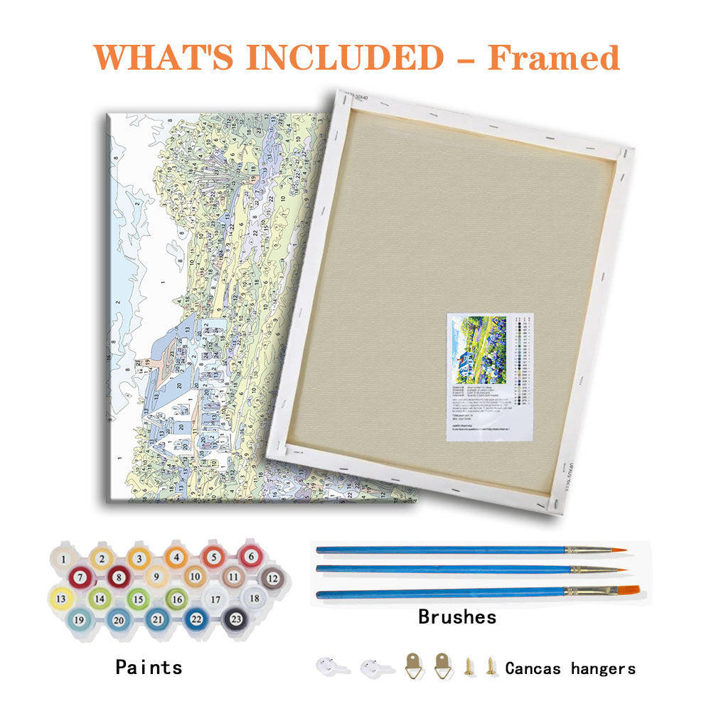 Iris Meadow Home - Paint by Numbers Kit