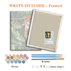 Jungle Nap - Paint by Numbers Kit
