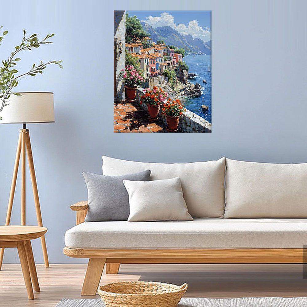 Coastal Alley - Paint by Numbers