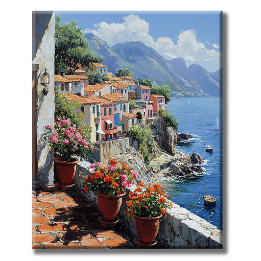 Coastal Alley - Paint by Numbers