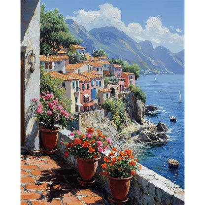 Coastal Alley - Paint by Numbers