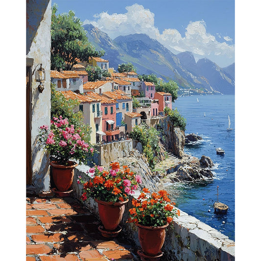 Coastal Alley - Paint by Numbers