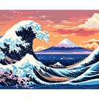 Majestic Fuji Waves
