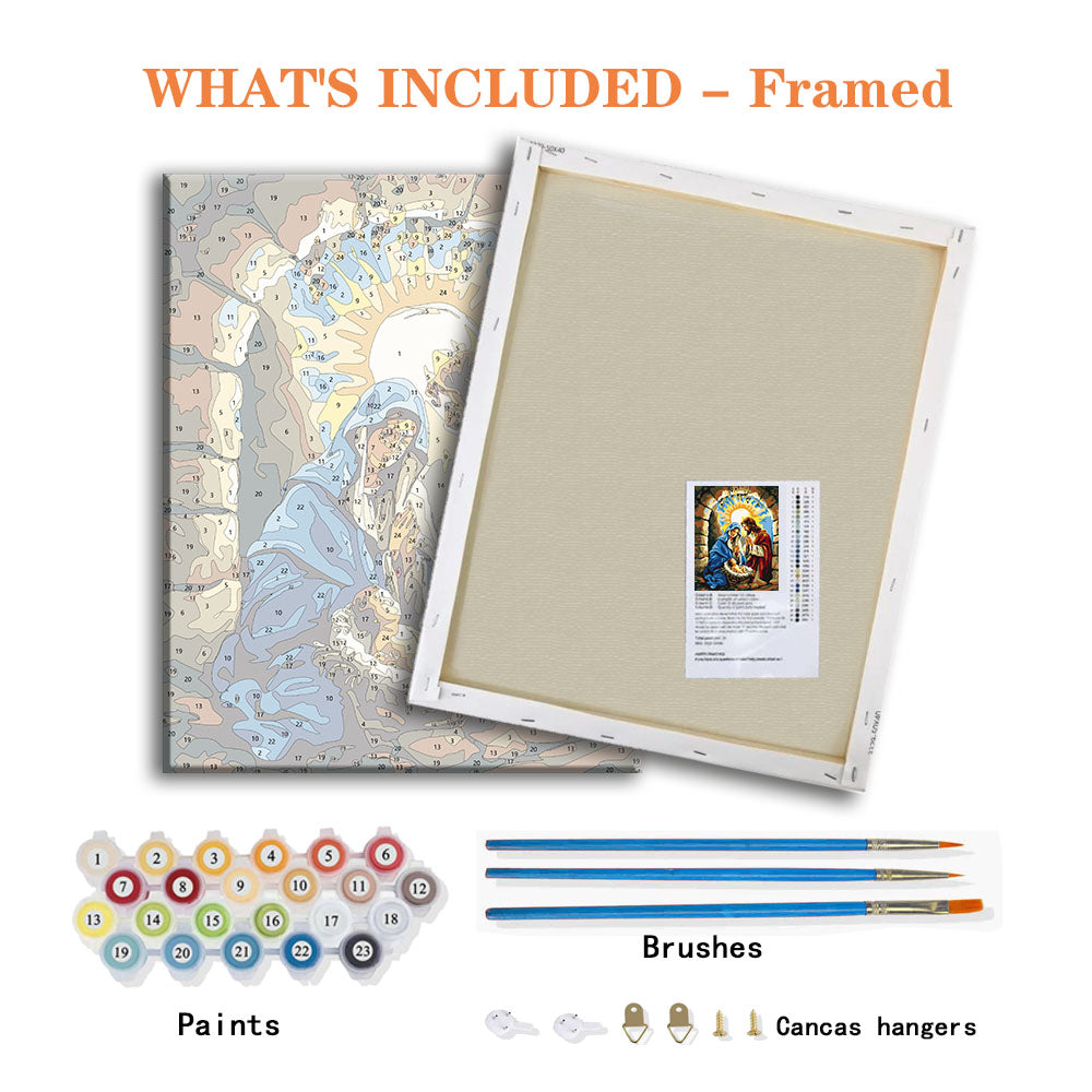 Manger Miracle - Paint by Numbers Kit