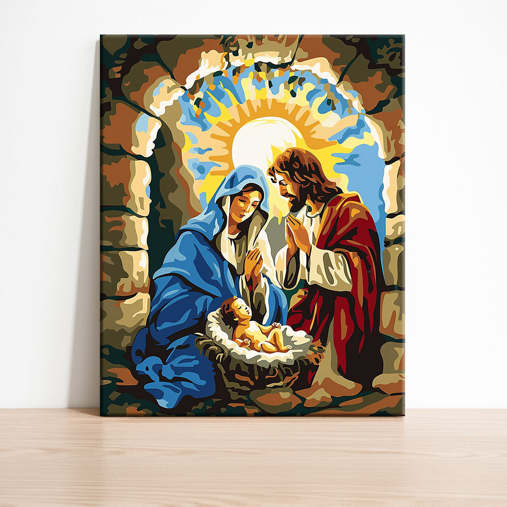Manger Miracle - Paint by Numbers Kit