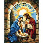 Manger Miracle - Paint by Numbers Kit