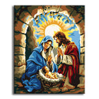 Manger Miracle - Paint by Numbers Kit