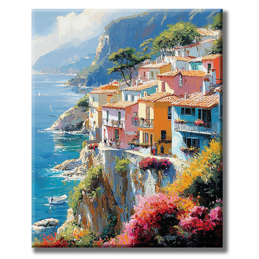 Mediterranean Beauty Colors - Paint by Numbers