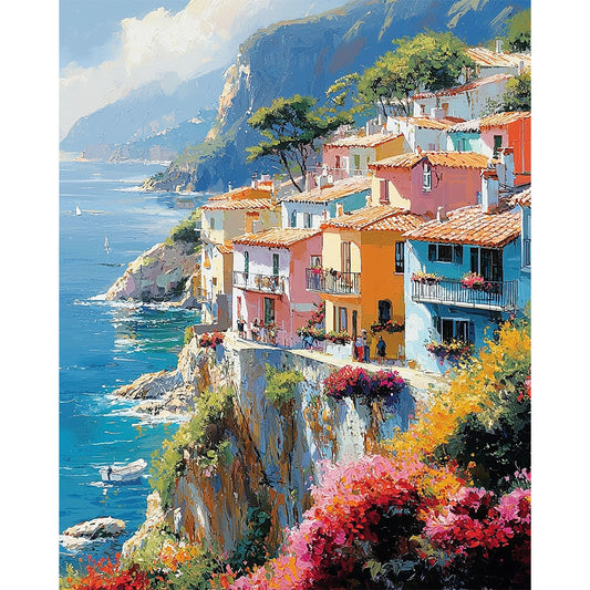 Mediterranean Beauty Colors - Paint by Numbers